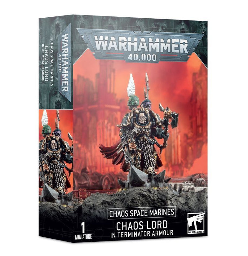 Warhammer 40,000 Chaos Space Marines Chaos Lord in Terminator Armour