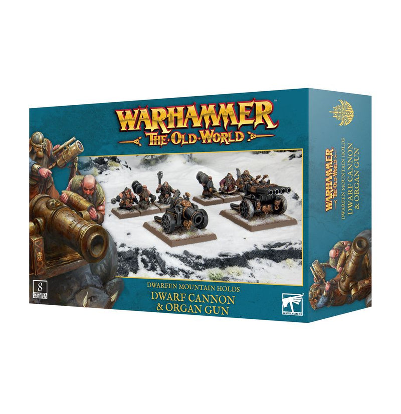 Warhammer the Old World: Dwarf Cannon & Organ Gun