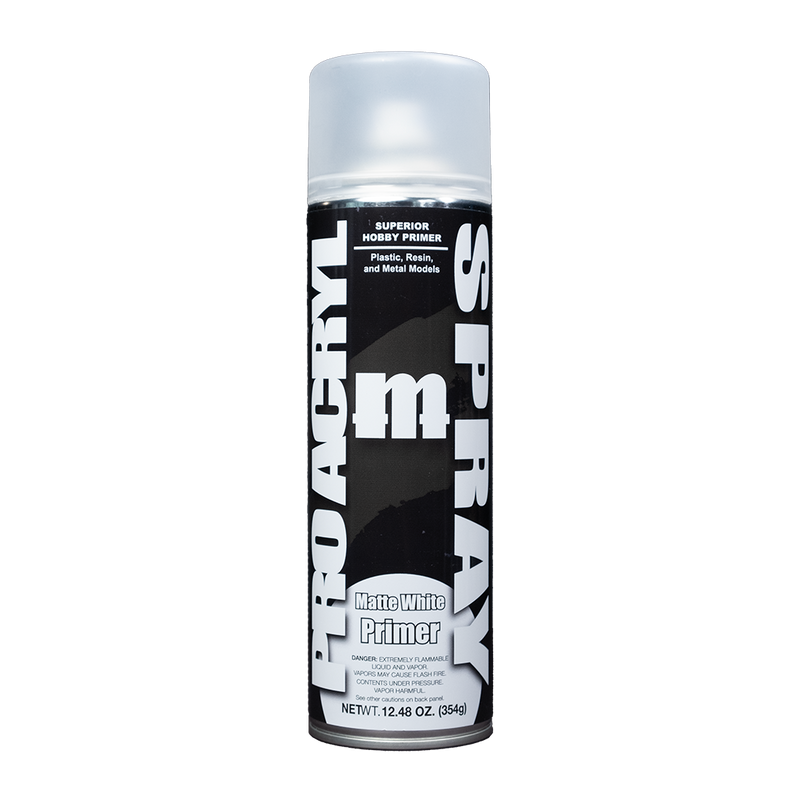 Pro Acryl: Matte White Primer Spray