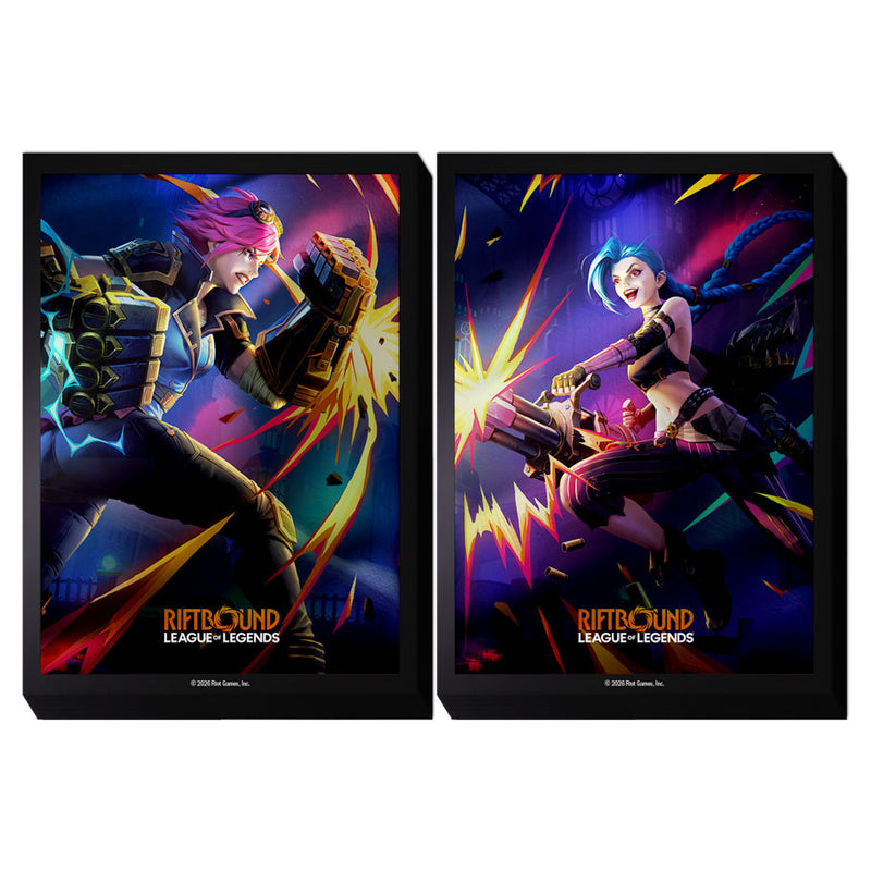 Deck Protector: Riftbound: Vendetta: Vi vs Jinx (100)