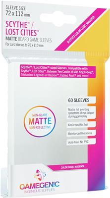 Gamegenic MATTE SLEEVES: SCYTHE AND-OR LOST CITIES