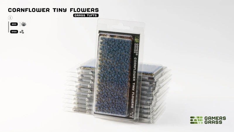 Gamers Grass Tufts: Flowers- Cornflower Tiny Flowers