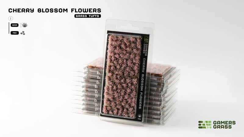 Gamers Grass Tufts: Flowers- Cherry Blossom Flowers