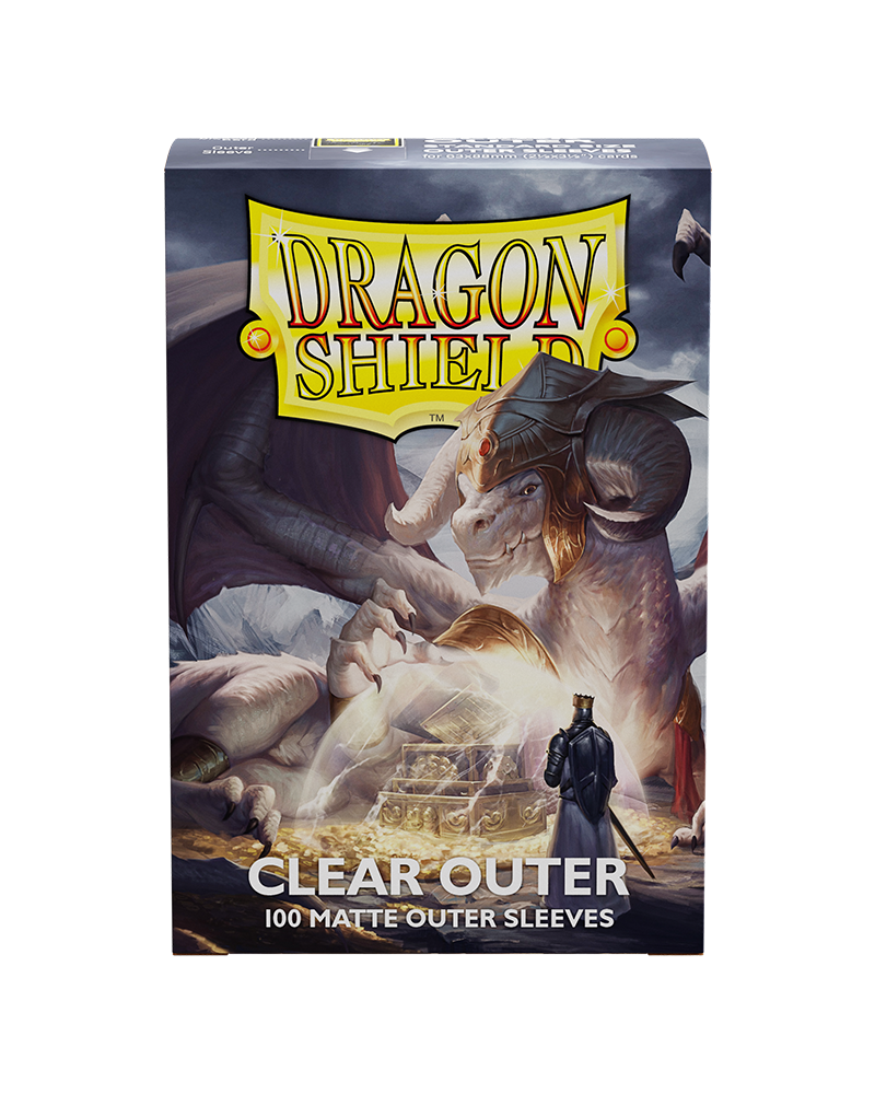 Dragon Shield Sleeves: Matte Outer Sleeves( Clear)