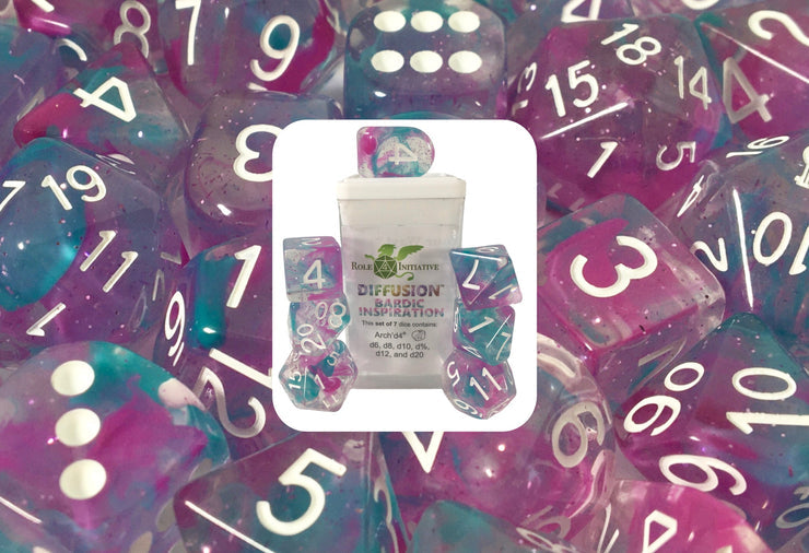 Role 4 Initiative Diffusion Bardic Inspiration Polyhedral Dice Set