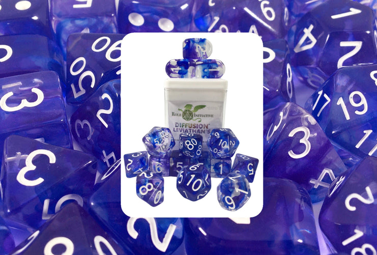 Role 4 Initiative Diffusion Leviathans Wake Polyhedral 15 Dice Set