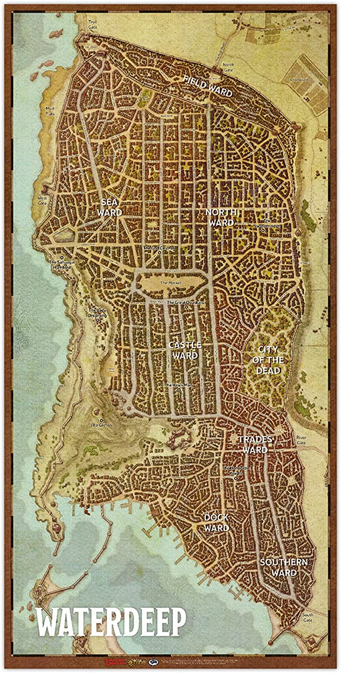 D&D City of Waterdeep Map Set