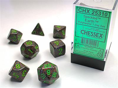 Chessex: Speckled Polyhedral Earth 7-Die Set