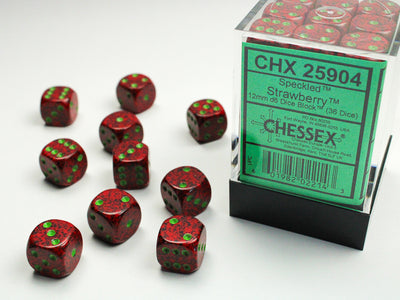 Chessex: 12mm Speckled Strawberry D6 Set