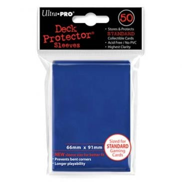 Standard Deck Protectors - Blue (50-Pack)