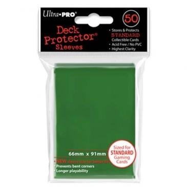 Standard Deck Protectors - Green (50-Pack)