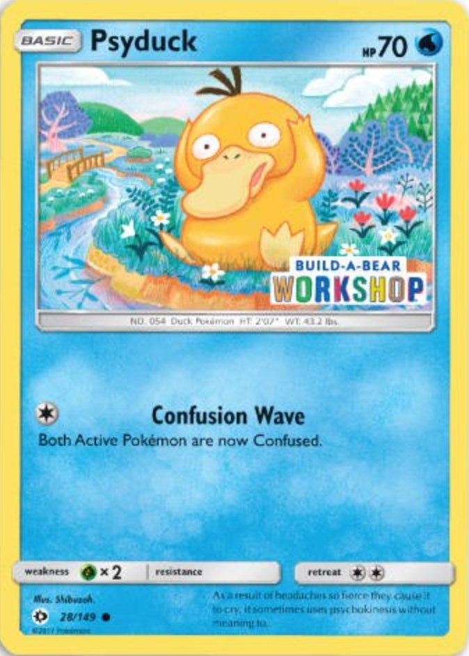Psyduck (28/149) (Build-A-Bear Workshop Exclusive) [Sun & Moon: Base Set]