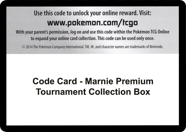 Image for Code Card - Marnie Premium Tournament Collection Box - Pokemon