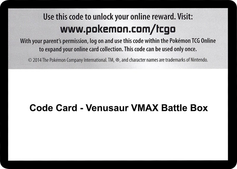 Image for Code Card - Venusaur VMAX Battle Box - Pokemon