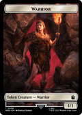 Warrior // Mark of the Rani Double-Sided Token [Doctor Who Tokens]