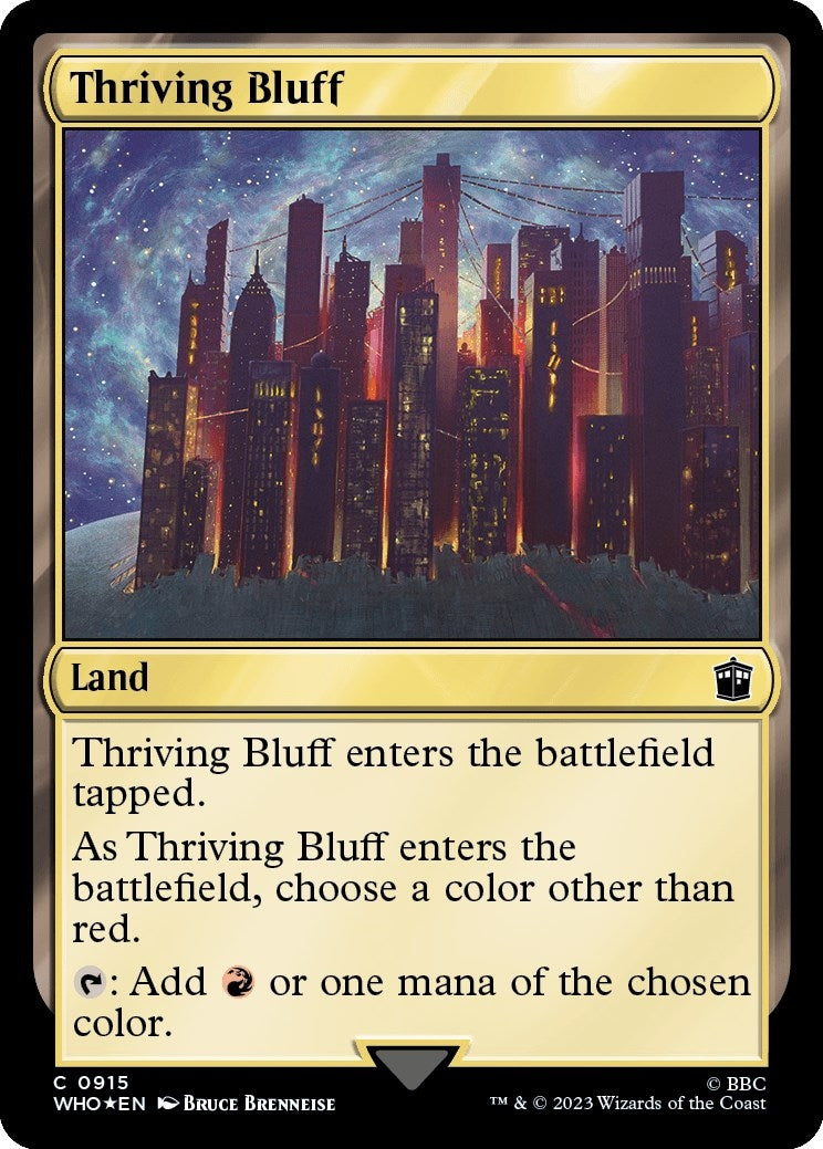 Thriving Bluff (Surge Foil) [Doctor Who]