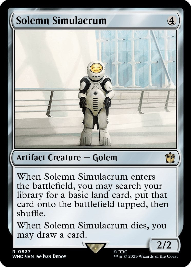 Solemn Simulacrum (Surge Foil) [Doctor Who]