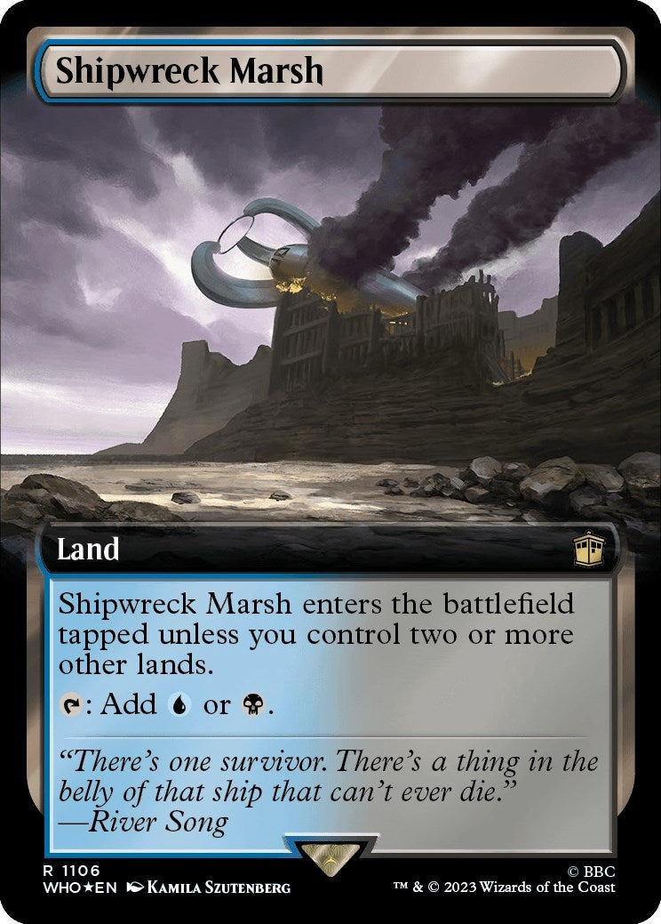 Shipwreck Marsh (Extended Art) (Surge Foil) [Doctor Who]