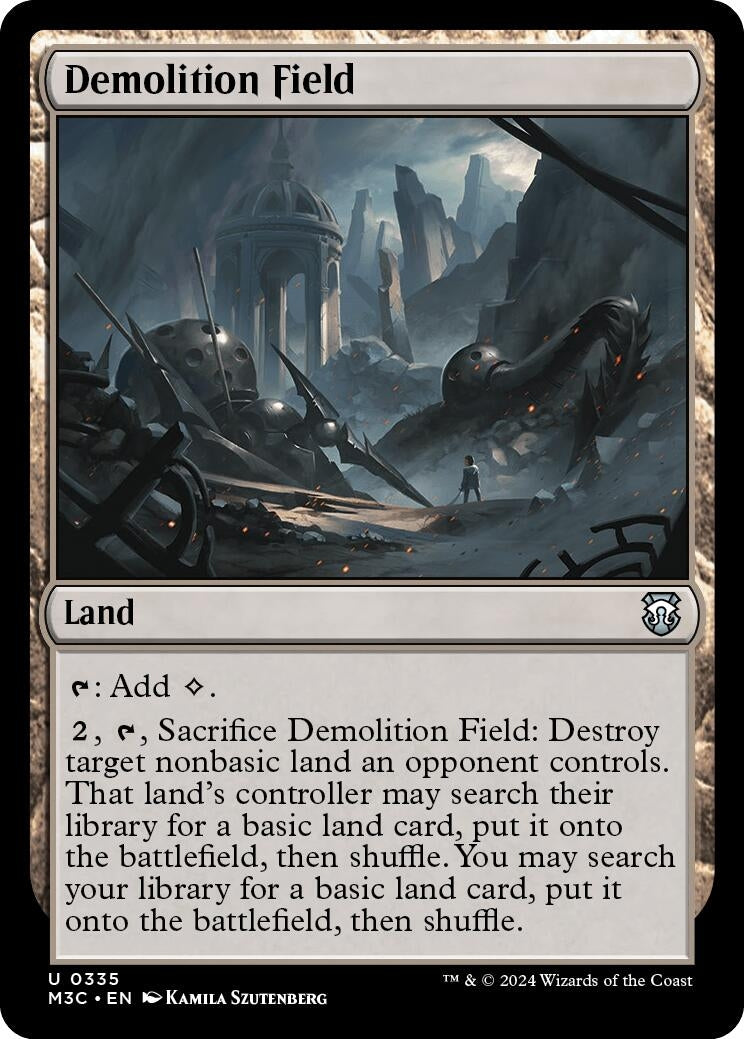 Demolition Field [Modern Horizons 3 Commander]