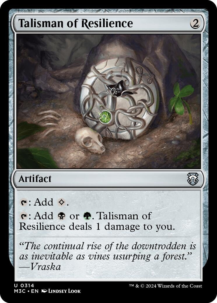 Talisman of Resilience (Ripple Foil) [Modern Horizons 3 Commander]
