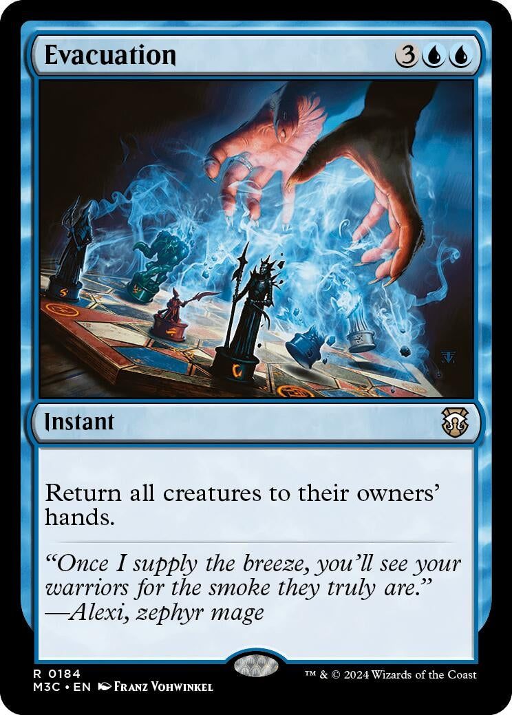 Evacuation (Ripple Foil) [Modern Horizons 3 Commander]