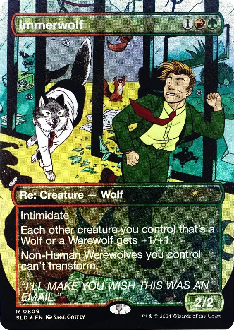 Image for Immerwolf (Rainbow Foil) (809) (SLD) - Magic: The Gathering