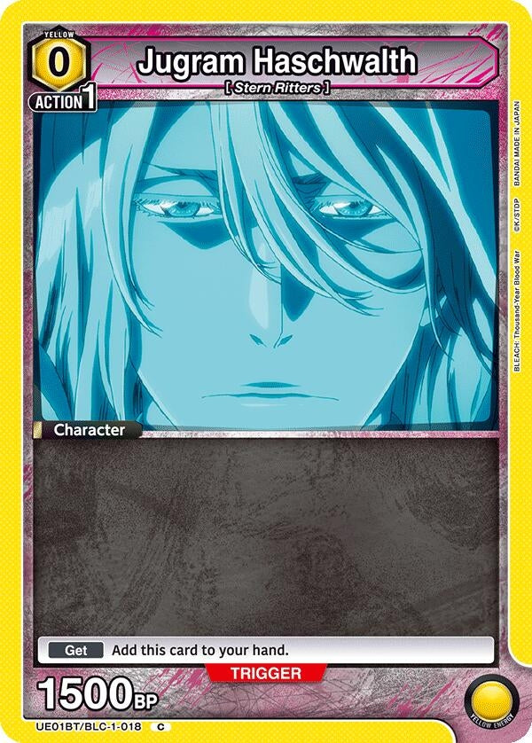 Image for Jugram Haschwalth (018) (UE01BT/BLC-1-018) [UE01BT: BLEACH: Thousand-Year Blood War] - Union Arena