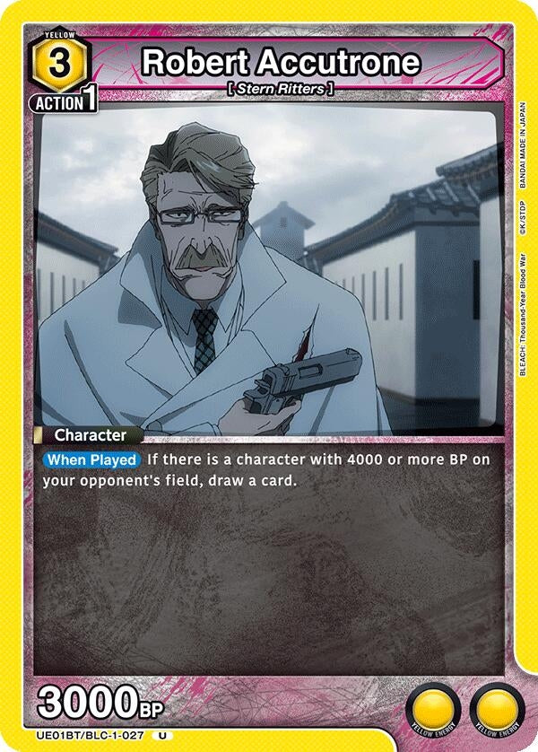 Image for Robert Accutrone (UE01BT/BLC-1-027) [UE01BT: BLEACH: Thousand-Year Blood War] - Union Arena