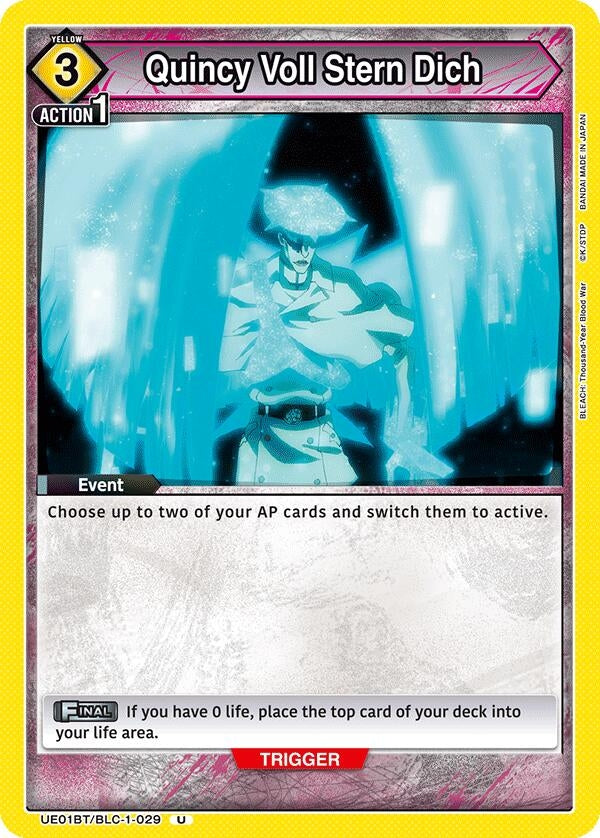 Image for Quincy Voll Stern Dich (UE01BT/BLC-1-029) [UE01BT: BLEACH: Thousand-Year Blood War] - Union Arena