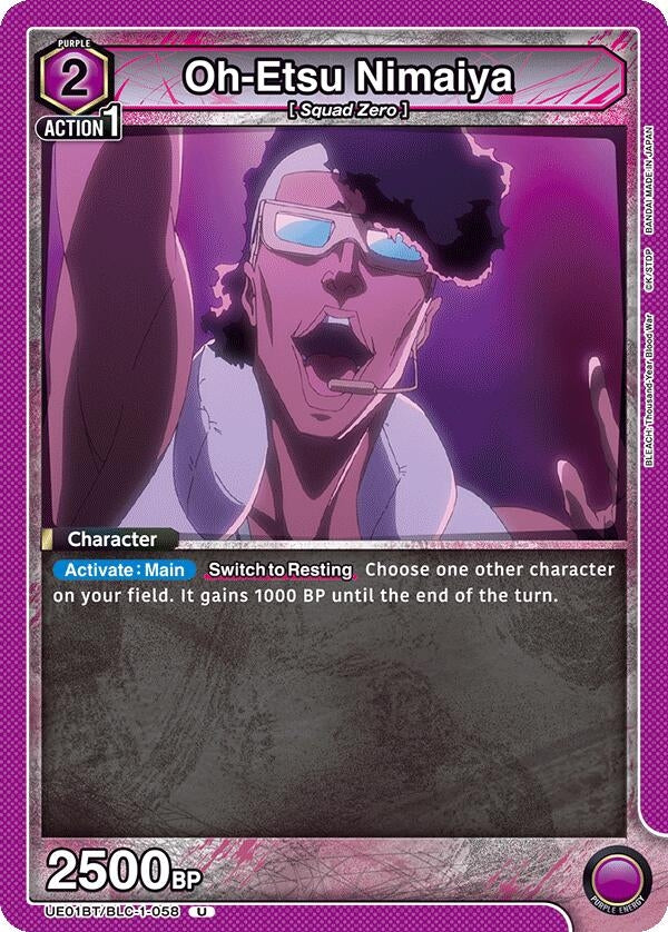 Image for Oh-Etsu Nimaiya (UE01BT/BLC-1-058) [UE01BT: BLEACH: Thousand-Year Blood War] - Union Arena