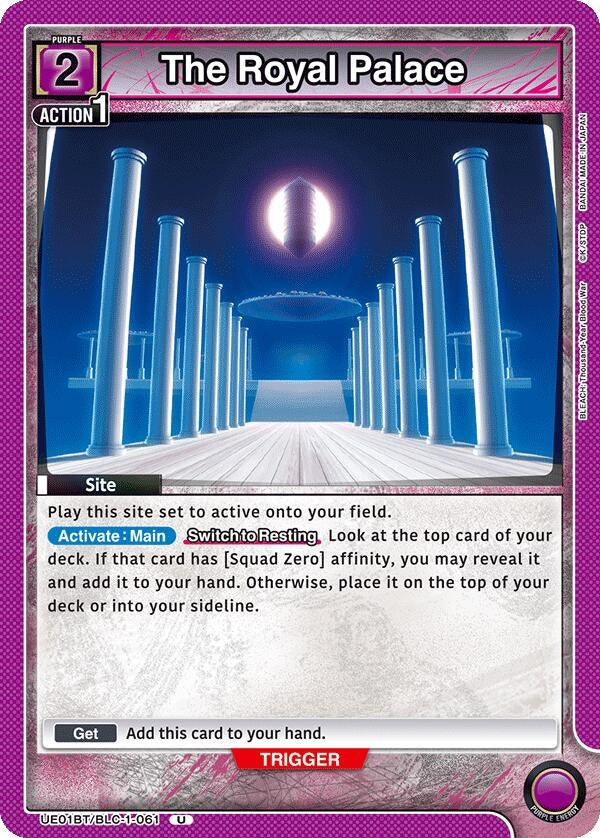 Image for The Royal Palace (UE01BT/BLC-1-061) [UE01BT: BLEACH: Thousand-Year Blood War] - Union Arena