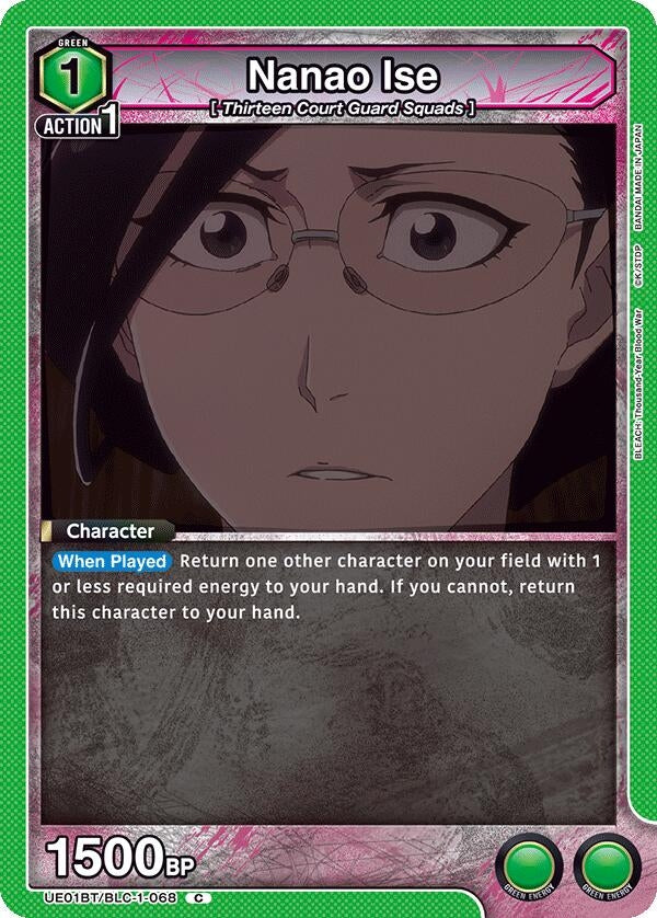 Image for Nanao Ise (UE01BT/BLC-1-068) [UE01BT: BLEACH: Thousand-Year Blood War] - Union Arena