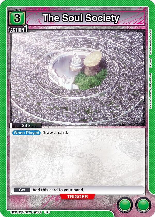 Image for The Soul Society (UE01BT/BLC-1-094) [UE01BT: BLEACH: Thousand-Year Blood War] - Union Arena