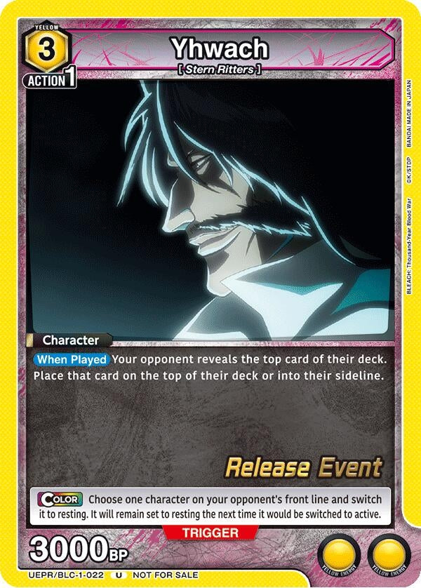 Image for Yhwach (022) (UEPR/BLC-1-022) [UE01BT: BLEACH: Thousand-Year Blood War Release Event Cards] - Union Arena