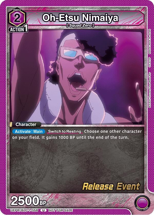 Image for Oh-Etsu Nimaiya (UEPR/BLC-1-058) [UE01BT: BLEACH: Thousand-Year Blood War Release Event Cards] - Union Arena