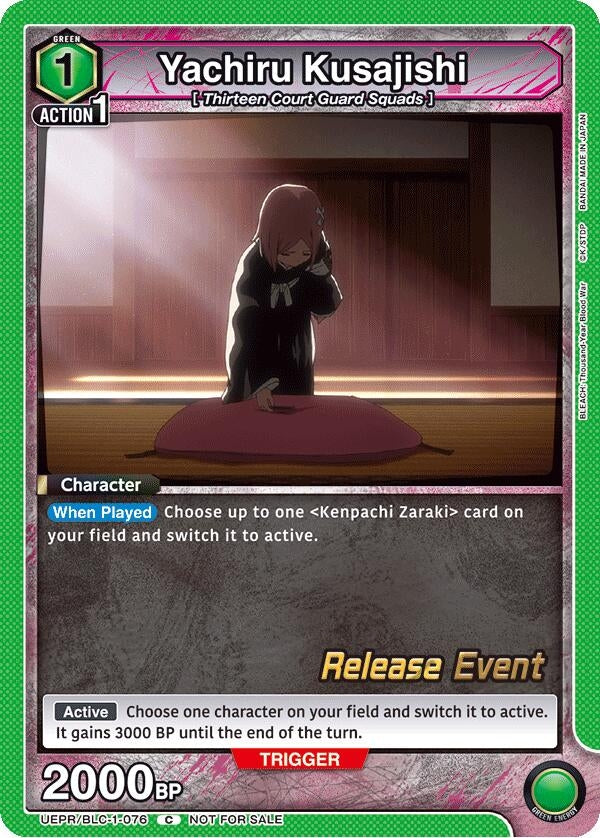 Image for Yachiru Kusajishi (UEPR/BLC-1-076) [UE01BT: BLEACH: Thousand-Year Blood War Release Event Cards] - Union Arena
