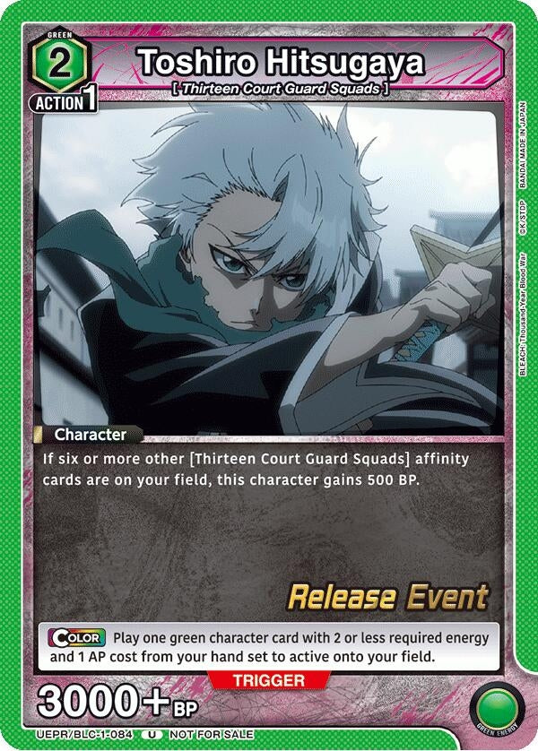 Image for Toshiro Hitsugaya (084) (UEPR/BLC-1-084) [UE01BT: BLEACH: Thousand-Year Blood War Release Event Cards] - Union Arena