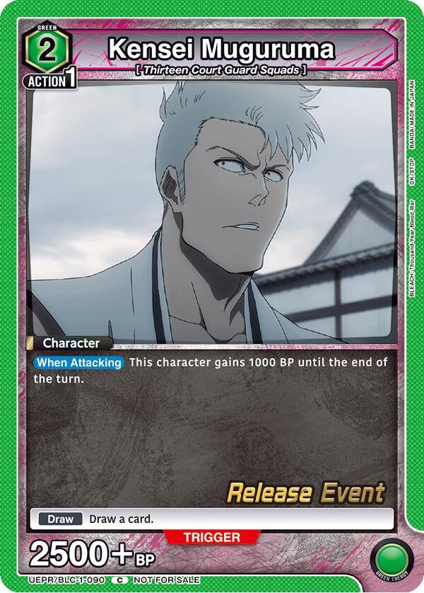 Image for Kensei Muguruma (UEPR/BLC-1-090) [UE01BT: BLEACH: Thousand-Year Blood War Release Event Cards] - Union Arena
