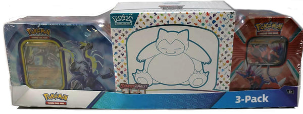 Image for Costco Pokemon Collector 3-Pack: Scarlet & Violet 151 ETB + Paldea Legends Tins - Pokemon