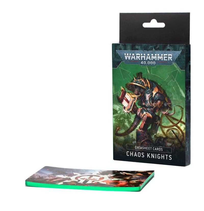 Warhammer 40,000 Datacards Chaos Knights
