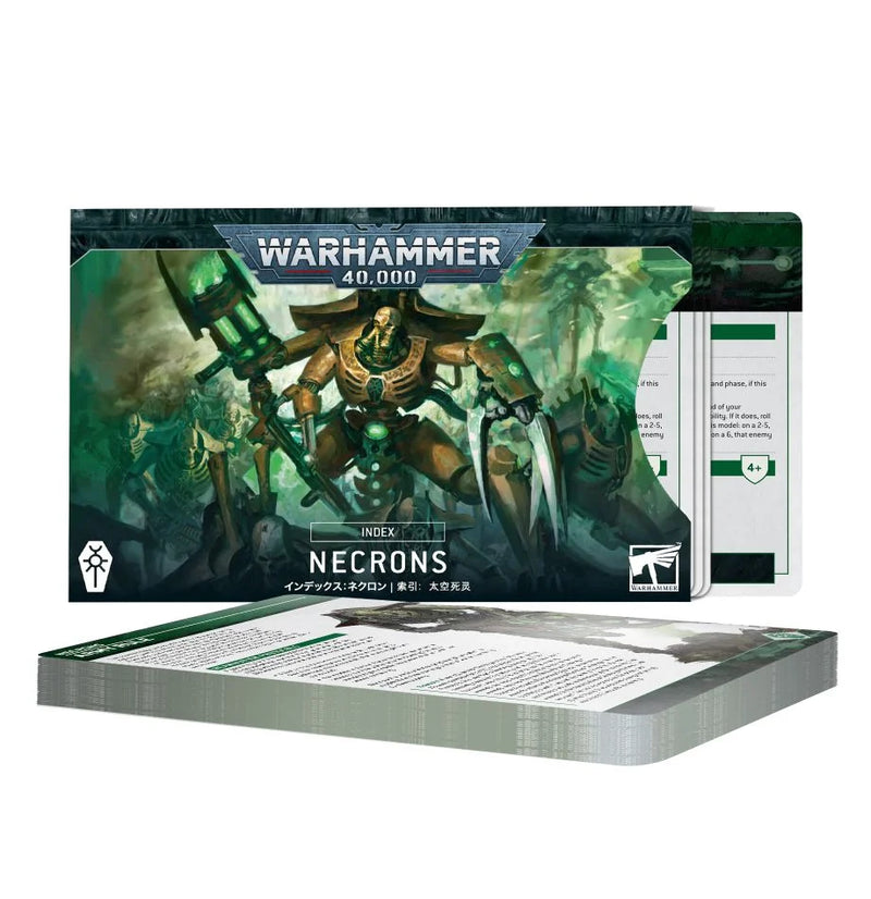 Warhammer 40,000 Index Datacards Necrons