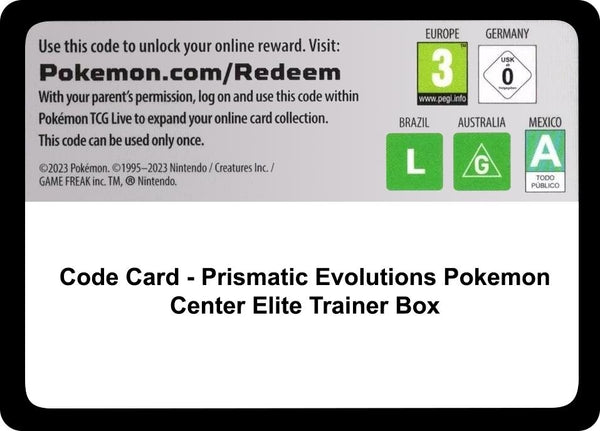Image for Code Card - Pokemon