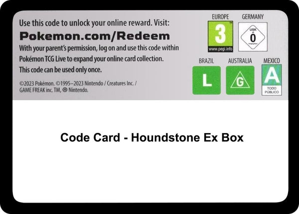 Image for Code Card - Houndstone ex Box - Pokemon