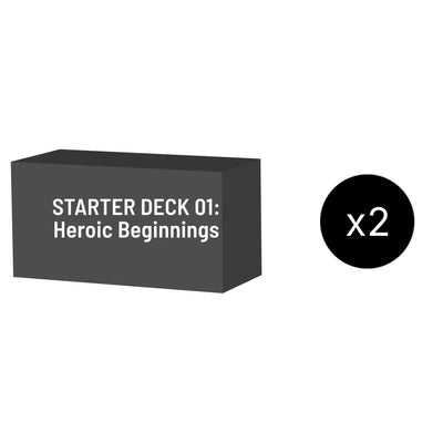 Starter Deck 01: Heroic Beginnings Display Case