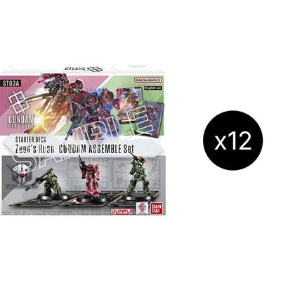 Starter Deck 03: Zeon's Rush - Gundam Assemble Starter Set Display Case