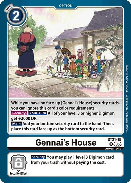 Image for Gennai's House (ST21-15 U) (ST-21) - Digimon Card Game