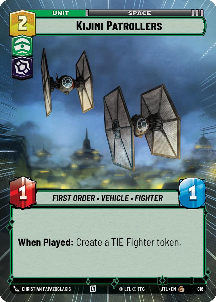 Kijimi Patrollers (816) (Hyperspace Foil) (816) [Jump to Lightspeed]