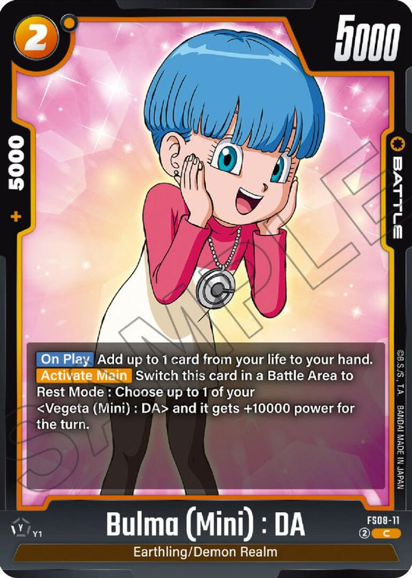 Bulma (Mini) : DA [Starter Deck: Vegeta (Mini) Super Saiyan 3]