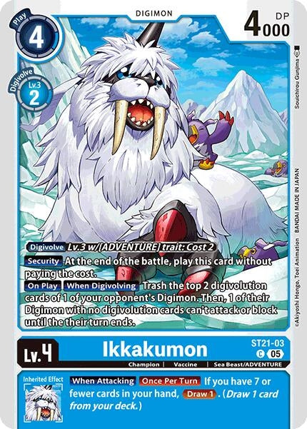 Image for Ikkakumon (ST21-03 C) (ST-21) - Digimon Card Game