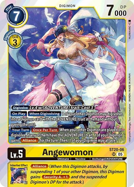 Image for Angewomon (ST20-06 SR) (ST-20) - Digimon Card Game